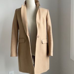 Italian Woven Beige Coat